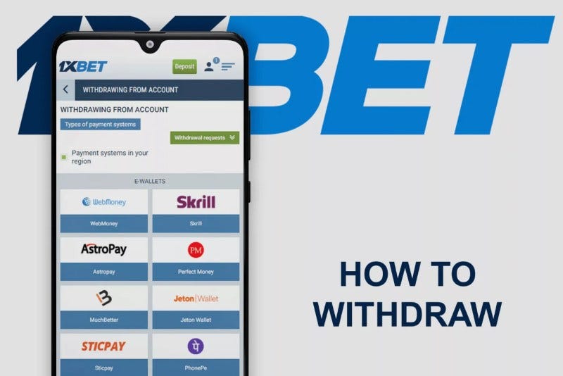 1xbet how to withdrawal